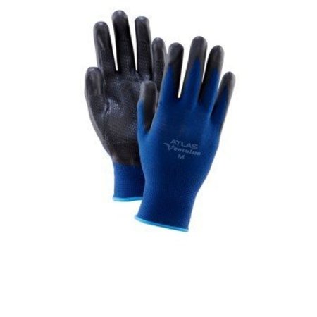 SHOWA Atlas Ventulus Nitrile Coated Gloves Large 9" L, 12PK GLV340-L